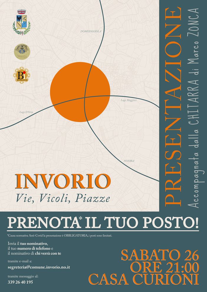 Sarà presentato sabato 26 a Casa Curioni il libro ‘ Invorio. Vie, Vicoli, Piazze’ Sarà presentato sabato 26 a Casa Curioni il libro ‘ Invorio. Vie, Vicoli, Piazze’
