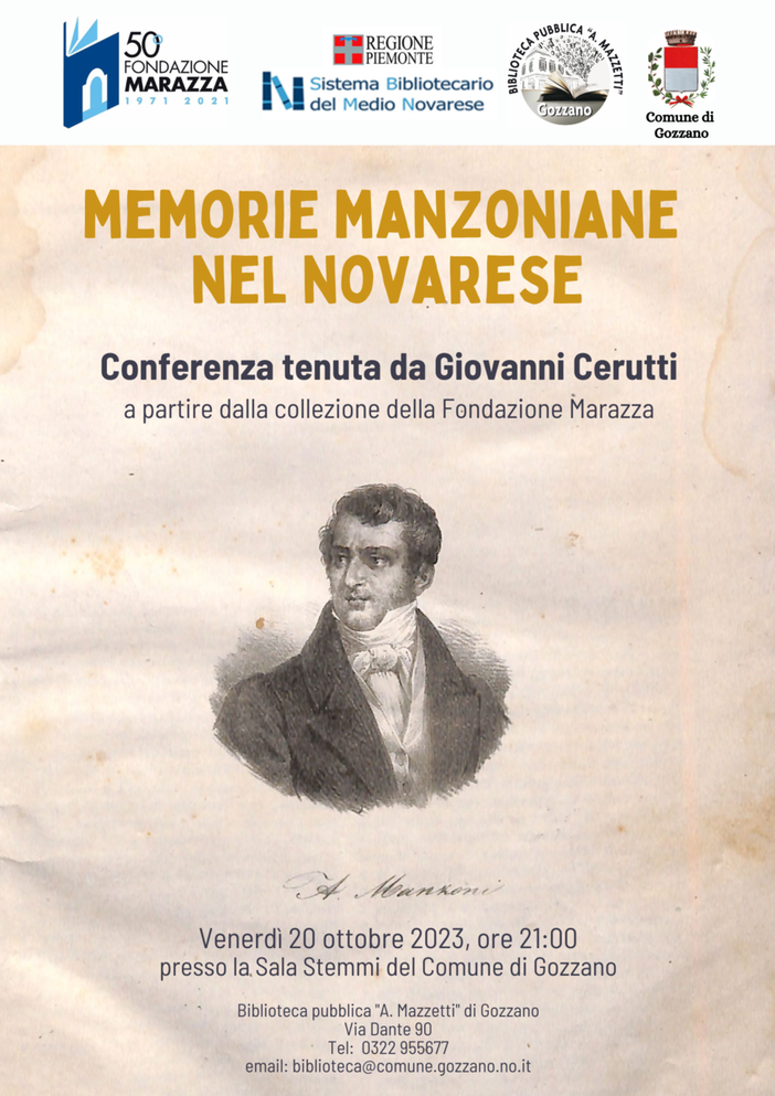 Memorie manzoniane nel novarese