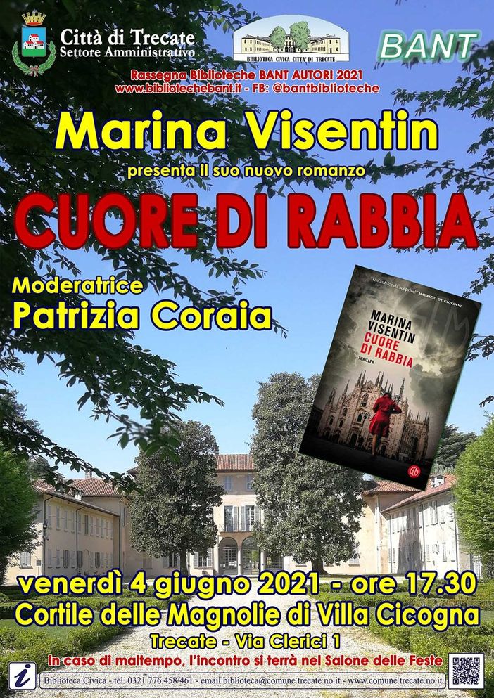 Parte il 4 giugno dal cortile della Magnolie di Trecate la rassegna BANT autori