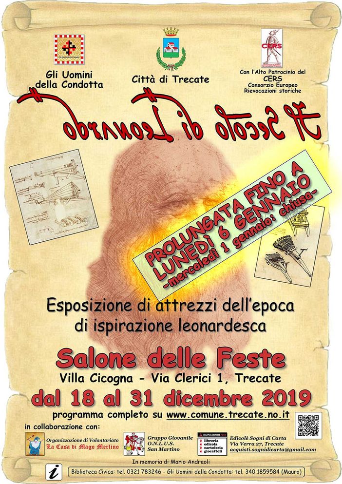 Trecate, Leonardo da Vinci presentato ai bambini Trecate, Leonardo da Vinci presentato ai bambini