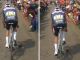 Scandalo Parigi-Roubaix, tifoso lancia borraccia in faccia a Van der Poel - Video