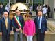 Nell'immagine: inaugurazione della scultura di Arnaldo Pomodoro all'ingresso della sede di Suno (da sin. Alberto Nobili CEO, Riccardo Giuliani sindaco di Suno, Arch. Maria Grazia Nobili, Pierluigi Nobili) Ph A. Lercara