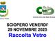 Sciopero nazionale del 29 Novembre: possibili disagi nella raccolta porta a porta