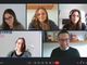 Nella foto: call tra Andrea Pucci, le neo assunte Maria Chiara Ferrario e Safae El Ouaqoudi e lo staff Reverse