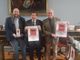 Da sinistra: presidente del consiglio comunale Edoardo Brustia, presidentre Ordine dei medici Federico D'Andrea, e Francesco Bonomo