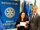 All'Associazione Down Novara un contributo benefico di 1.100 euro dal Rotary Club Novara San Gaudenzio