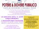 Proseguono gli incontri di “Potere&amp;dovere pubblico”