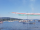 Le Frecce Tricolori disegnano il cielo del Lago Maggiore
