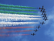 Anche il ministro Giorgetti all’Aronairshow con la pattuglia acrobatica delle Frecce Tricolori
