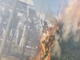 Incendio all'area dell'ex Sporting