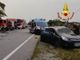 Cronaca nord-ovest: quattro persone coinvolte in uno scontro tra auto FOTO