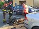 Scontro tra auto e moto sulla statale del Sempione