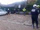 Volontari del Coordinamento provinciale della Protezione Novarese al lavoro nell'Alessandrino colpito dall'alluvione