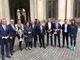 Delegazione della Igor Volley a Palazzo Chigi, il sottosegretario Giorgetti celebra i successi in Europa