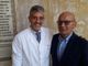 Nella foto il prof. Patti con il direttore generale dell’AOU Maggiore della Carità, Mario Minola
