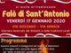 Trecate, tradizionale falò di Sant'Antonio il 17 gennaio