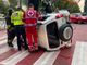 Incidente in via Adamello a Novara, un ferito