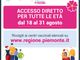 Accesso diretto a tutti i centri vaccinali fino al 31 agosto