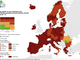 Europa, mappa del contagio. Il Piemonte resta in rosso