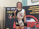 Nella foto sul podio, l’atleta Giulia Rinaldi.