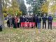 Trecate, inaugurata questa mattina la panchina rossa al Parco Cicogna