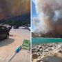 Villasimius, incendio oggi minaccia spiaggia: bagnanti in fuga