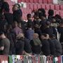 Italia, tifosi azzurri di spalle durante l'inno israeliano. Poi i cartelli: &quot;Stop&quot;