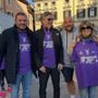 Novara si tinge di viola per la “Camminata delle città” contro il tumore al pancreas