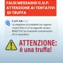 Allarme truffe via Sms: falsi messaggi a nome del Cup