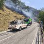 Aib Gozzano ancora in prima linea contro i roghi in Val Mastallone Aib Gozzano ancora in prima linea contro i roghi in Val Mastallone