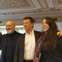 Nella foto da sinistra: Rossano Pirovano, Stefano Bonaccini, Giorgio Gori, Sara Paladini, Domenico Rossi