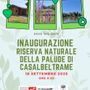 La Palude di Casalbeltrame si rinnova: inaugurazione ufficiale il 18 settembre