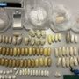 La droga sequestrata dalla Polizia a Barriera di Milano La droga sequestrata dalla Polizia a Barriera di Milano
