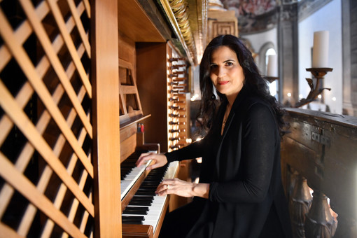 Giovanna Emanuela Fornari all’organo Mascioni della basilica di San Gaudenzio