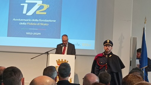 Il nuovo questore Fabrizio La Vigna ha fatto il suo debutto durante le celebrazione del 172° anniversario di fondazione della Polizia di Stato