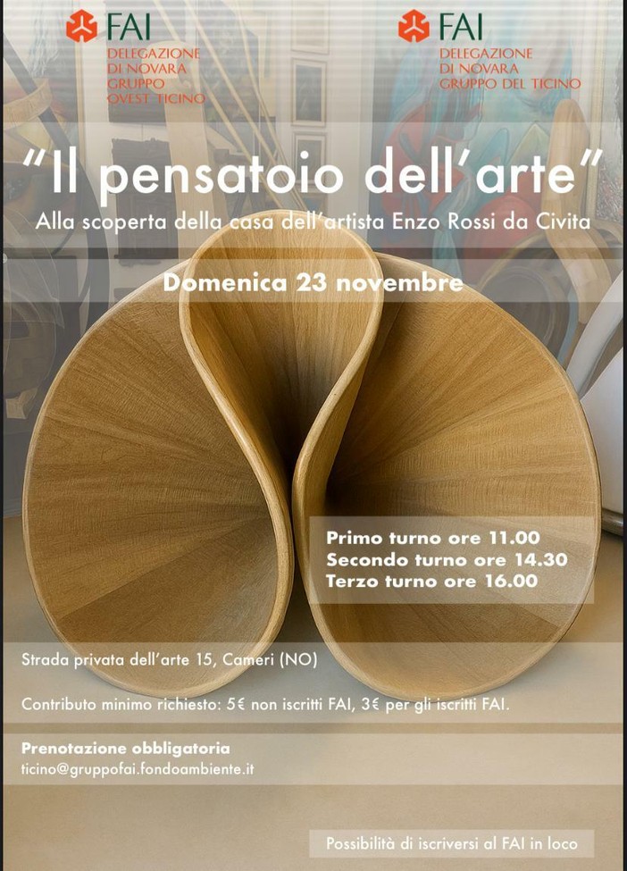 Fai – Il Pensatoio dell’Arte: alla scoperta della casa di Enzo Rossi da Civita