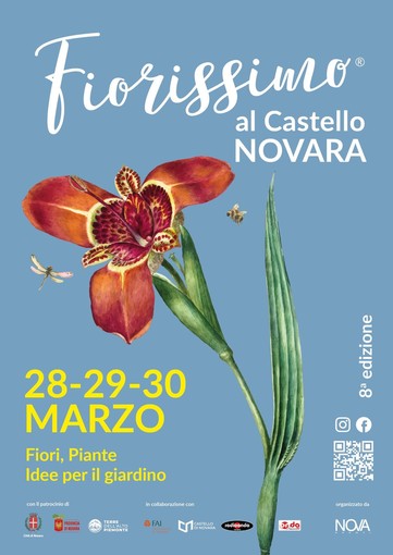 Fiorissimo 2025: il viaggio floreale al Castello di Novara