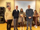Federico Binatti premia i giovani chef del corso di qualifica al “San Lorenzo”. FOTO