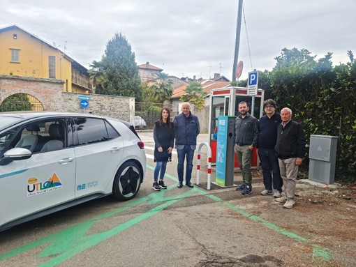 Inaugurata a Gozzano una stazione di ricarica per veicoli elettrici