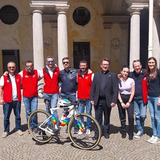 Dal Vco a Novara in bicicletta per mantenere una promessa e promuovere la pace