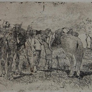 Giovanni Fattori in mostra alla Galleria Giannoni: il tema militare nelle opere grafiche dell'artista livornese