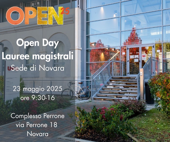 Open Day delle Lauree Magistrali all’Università del Piemonte Orientale: il futuro accademico passa da Novara