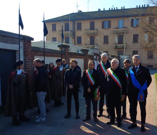 Palmieri rappresenta la Provincia alla cerimonia per i 176 Anni dalla battaglia di Mortara e della Sforzesca