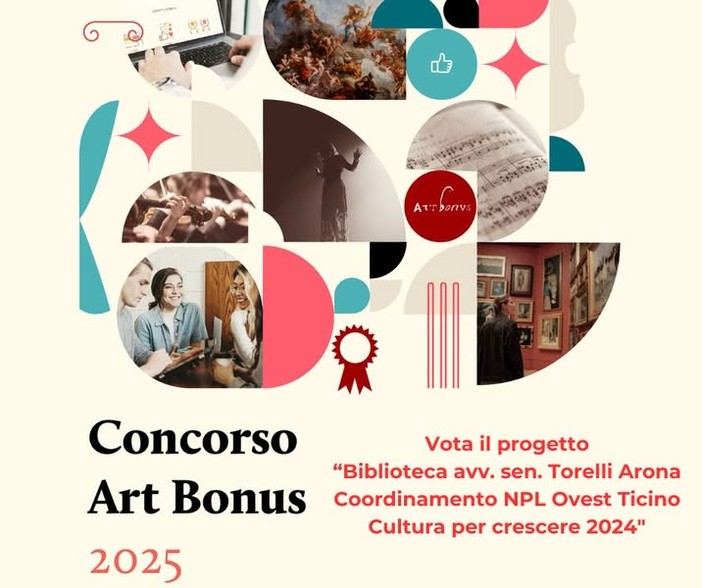 Nati per leggere ovest ticino: il progetto &quot;cultura per crescere 2024&quot; in gara per l’art bonus 2025