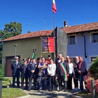 Il consigliere provinciale Davide Molinari a Tornaco per l’80° anniversario della Liberazione