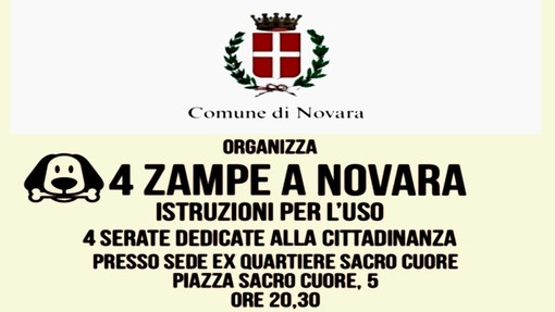 ''4 Zampe a Novara'': incontri per adozioni consapevoli
