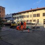 Galliate, al via i lavori per la sostituzione dei pozzetti in piazza Vittorio Veneto