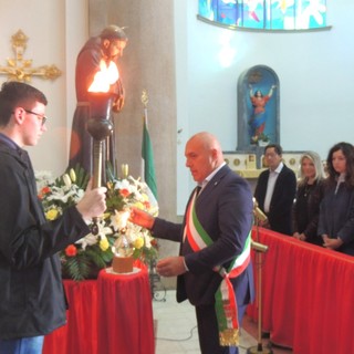 A Vergano accesa la lampada votiva per San Francesco, patrono della frazione