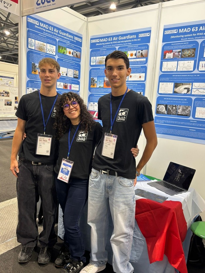 Gli studenti dell’Iti Omar di Novara volano a Osaka con il progetto “Mad 63 AirGuardians”