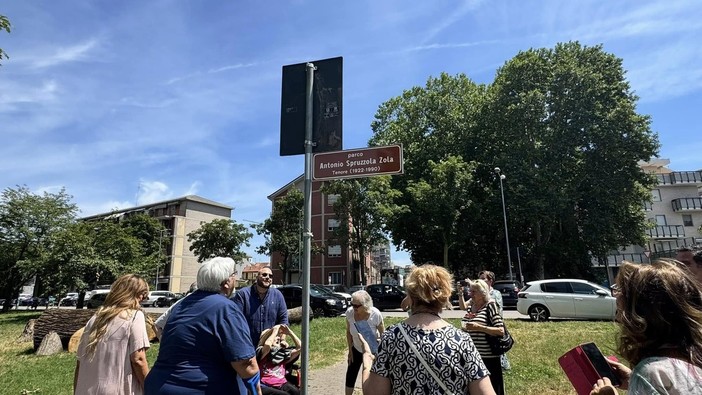 Novara intitola un parco al tenore Antonio Spruzzola Zola
